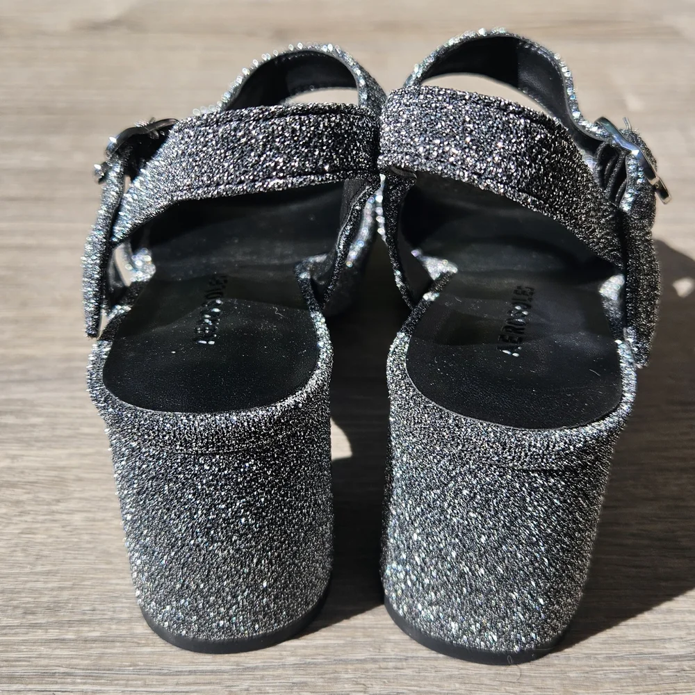 Aerosoles Glitter Sandals in Silver - Picture 2 of 7